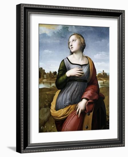 Saint Catherine of Alexandria, C1507-Raphael-Framed Giclee Print