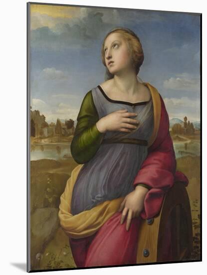 Saint Catherine of Alexandria, Ca 1507-Raphael-Mounted Giclee Print