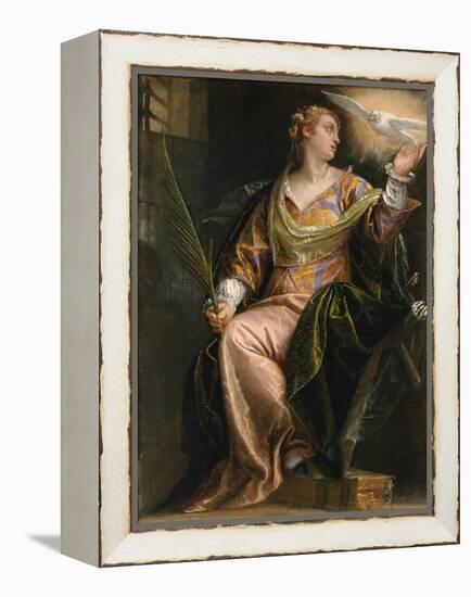 Saint Catherine of Alexandria in Prison, c.1580-5-Veronese-Framed Premier Image Canvas