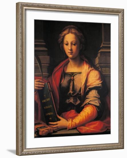 Saint Catherine of Alexandria-Giovanni Antonio Sogliani-Framed Giclee Print