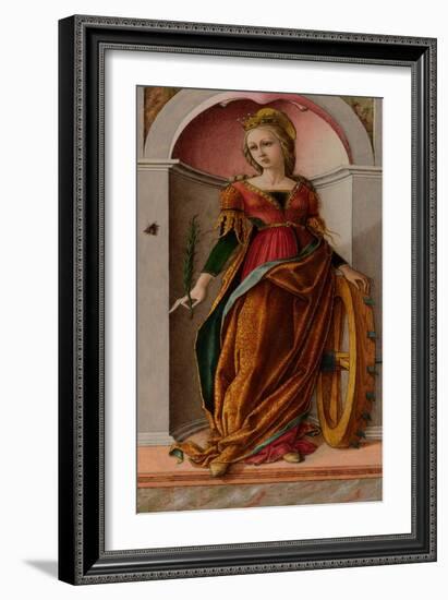 Saint Catherine of Alexandria-Carlo Crivelli-Framed Giclee Print