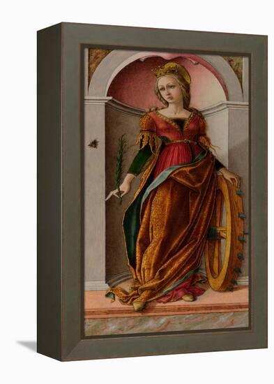 Saint Catherine of Alexandria-Carlo Crivelli-Framed Premier Image Canvas