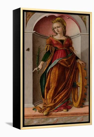 Saint Catherine of Alexandria-Carlo Crivelli-Framed Premier Image Canvas