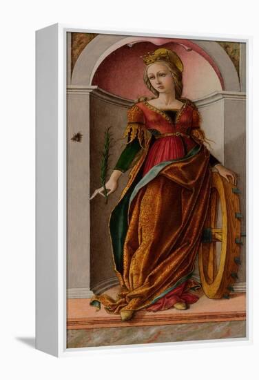 Saint Catherine of Alexandria-Carlo Crivelli-Framed Premier Image Canvas