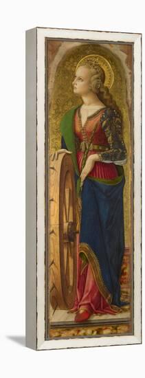 Saint Catherine of Alexandria-Carlo Crivelli-Framed Premier Image Canvas