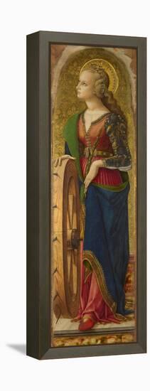 Saint Catherine of Alexandria-Carlo Crivelli-Framed Premier Image Canvas