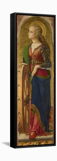 Saint Catherine of Alexandria-Carlo Crivelli-Framed Premier Image Canvas