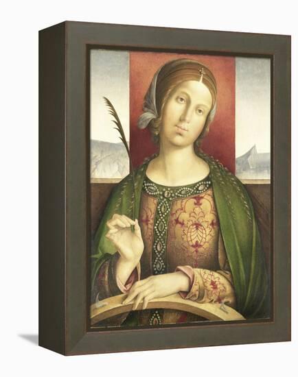 Saint Catherine of Alexandria-Francesco Zaganelli di Bosio-Framed Stretched Canvas