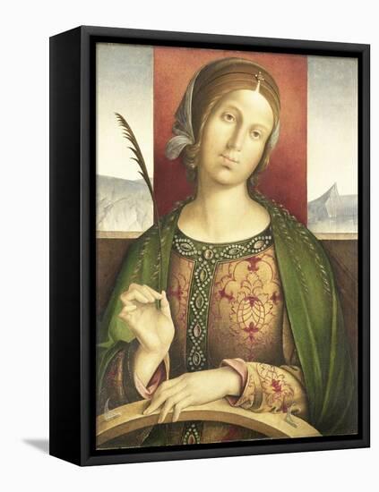 Saint Catherine of Alexandria-Francesco Zaganelli di Bosio-Framed Stretched Canvas