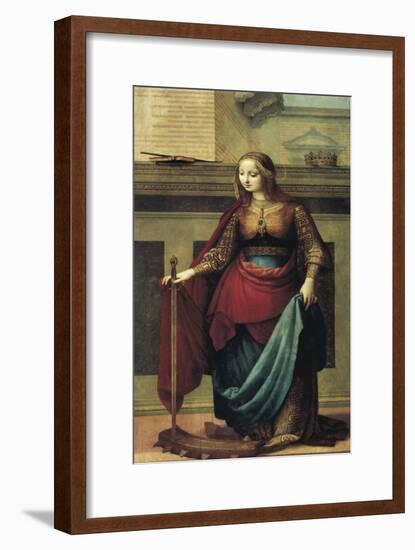 Saint Catherine-Fernando Yanez de la Almedina-Framed Art Print