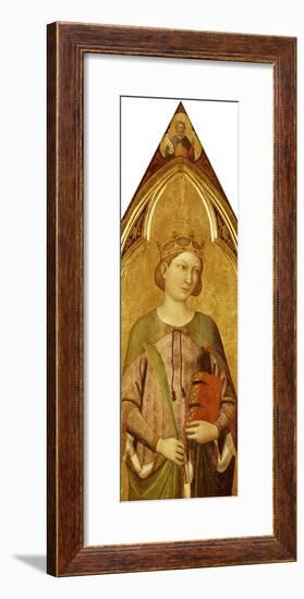 Saint Catherine-Jacopo Del Casentino-Framed Giclee Print