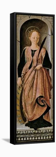 Saint Catherine-Francesco del Cossa-Framed Premier Image Canvas