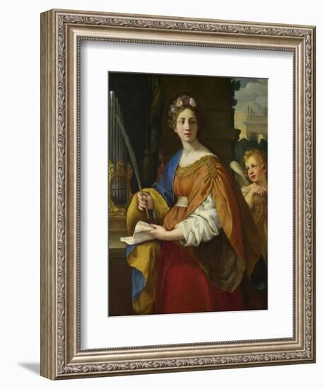 Saint Cecilia, 1620-1625-Pietro da Cortona-Framed Giclee Print