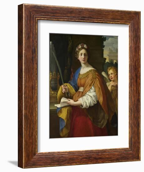 Saint Cecilia, 1620-1625-Pietro da Cortona-Framed Giclee Print