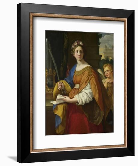 Saint Cecilia, 1620-1625-Pietro da Cortona-Framed Giclee Print