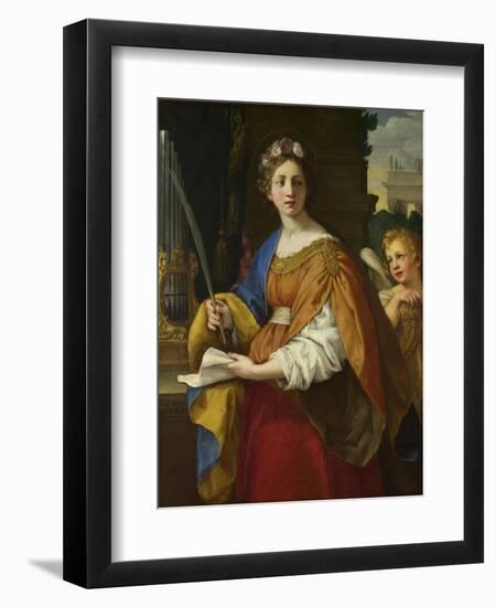 Saint Cecilia, 1620-1625-Pietro da Cortona-Framed Giclee Print