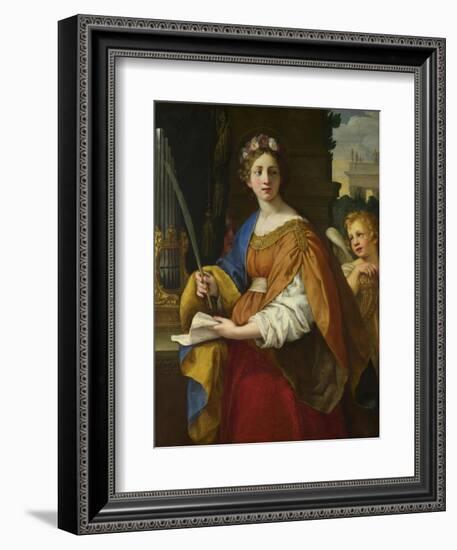 Saint Cecilia, 1620-1625-Pietro da Cortona-Framed Giclee Print