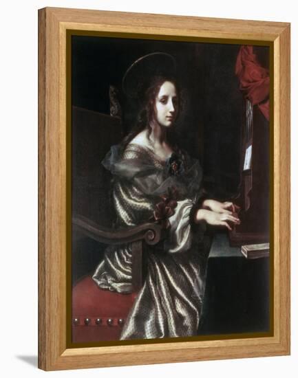 Saint Cecilia, 1640S-Carlo Dolci-Framed Premier Image Canvas