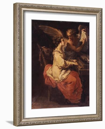 Saint Cecilia, 1791-Gaetano Gandolfi-Framed Giclee Print