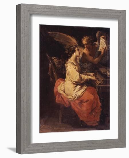 Saint Cecilia, 1791-Gaetano Gandolfi-Framed Giclee Print