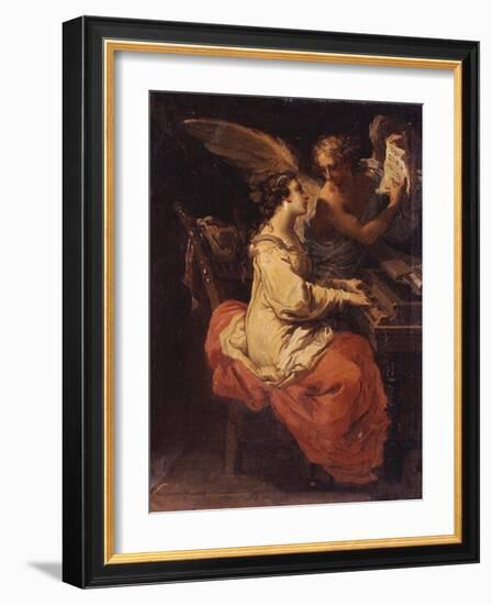 Saint Cecilia, 1791-Gaetano Gandolfi-Framed Giclee Print