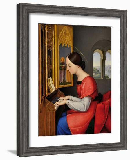 Saint Cecilia, 1823-Anton Josef Dräger-Framed Giclee Print