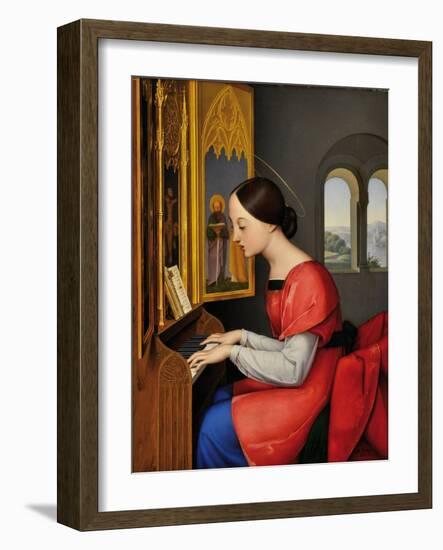 Saint Cecilia, 1823-Anton Josef Dräger-Framed Giclee Print