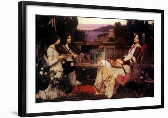 Saint Cecilia, 1895-John William Waterhouse-Framed Art Print