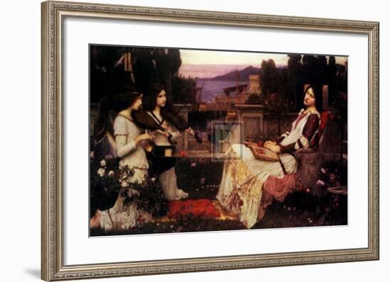 Saint Cecilia, 1895-John William Waterhouse-Framed Art Print