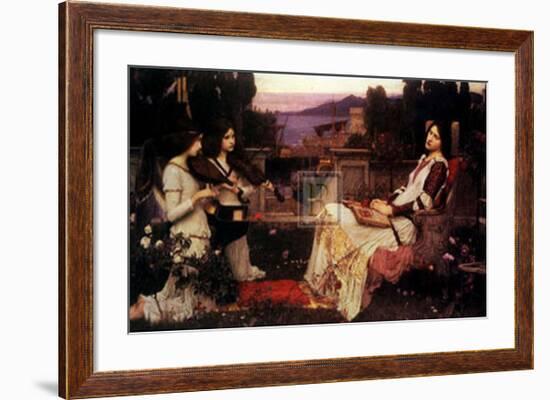 Saint Cecilia, 1895-John William Waterhouse-Framed Art Print