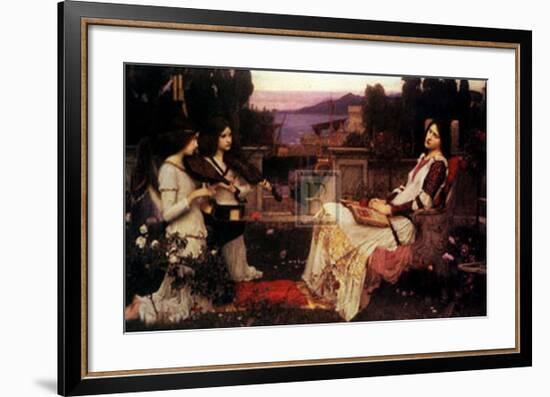 Saint Cecilia, 1895-John William Waterhouse-Framed Art Print