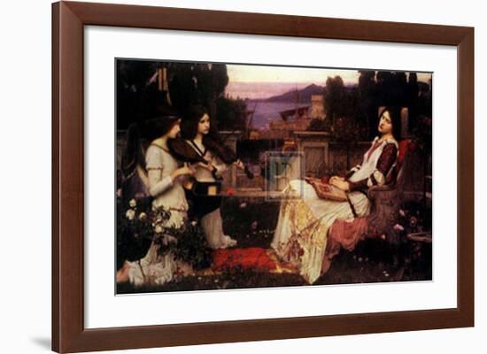 Saint Cecilia, 1895-John William Waterhouse-Framed Art Print