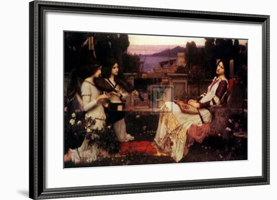 Saint Cecilia, 1895-John William Waterhouse-Framed Art Print