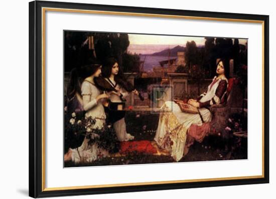 Saint Cecilia, 1895-John William Waterhouse-Framed Art Print