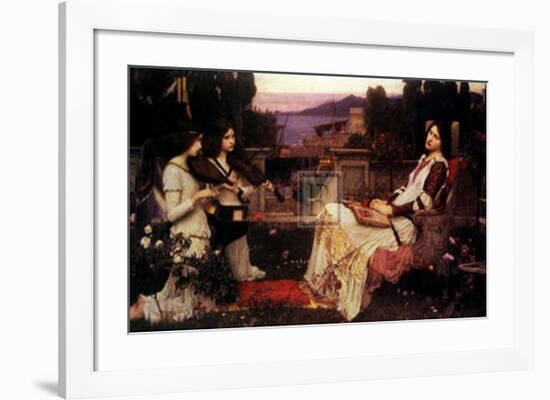 Saint Cecilia, 1895-John William Waterhouse-Framed Art Print