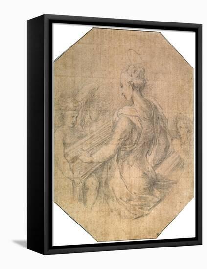 'Saint Cecilia', c1527-1530-null-Framed Premier Image Canvas