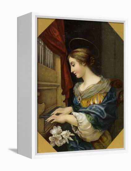 Saint Cecilia Playing the Organ-Carlo Dolci-Framed Premier Image Canvas