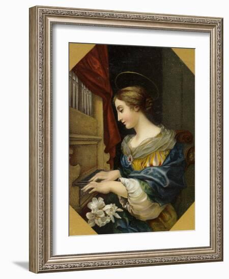 Saint Cecilia Playing the Organ-Carlo Dolci-Framed Giclee Print