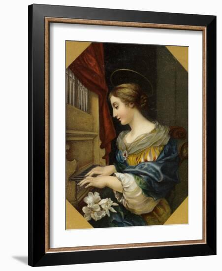 Saint Cecilia Playing the Organ-Carlo Dolci-Framed Giclee Print