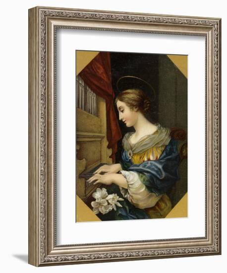 Saint Cecilia Playing the Organ-Carlo Dolci-Framed Giclee Print