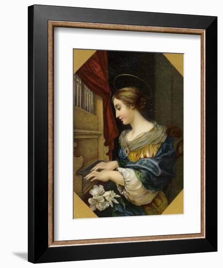 Saint Cecilia Playing the Organ-Carlo Dolci-Framed Giclee Print