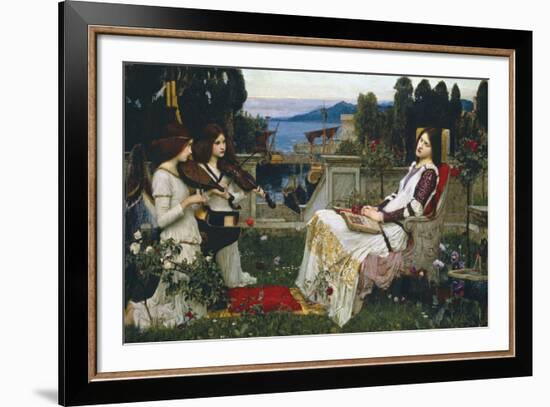 Saint Cecilia-John William Waterhouse-Framed Giclee Print