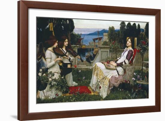 Saint Cecilia-John William Waterhouse-Framed Giclee Print