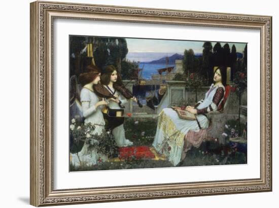 Saint Cecilia-John William Waterhouse-Framed Giclee Print