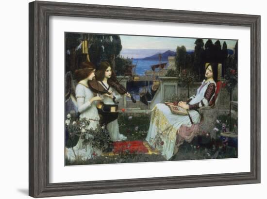 Saint Cecilia-John William Waterhouse-Framed Giclee Print