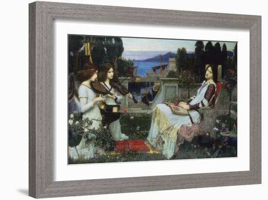 Saint Cecilia-John William Waterhouse-Framed Giclee Print