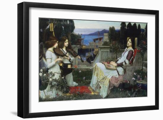 Saint Cecilia-John William Waterhouse-Framed Giclee Print