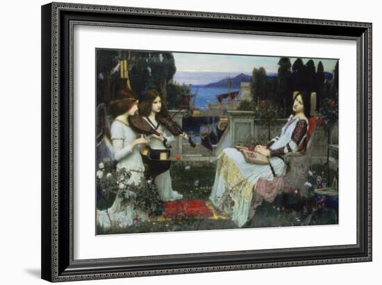 Saint Cecilia-John William Waterhouse-Framed Giclee Print