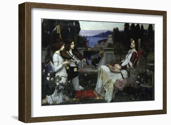 Saint Cecilia-John William Waterhouse-Framed Giclee Print