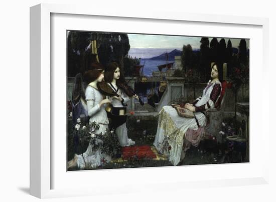 Saint Cecilia-John William Waterhouse-Framed Giclee Print